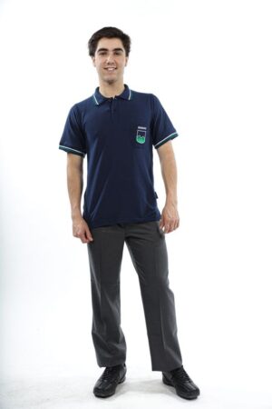 POLERA NEWLAND AZUL SENIOR HOMBRE
