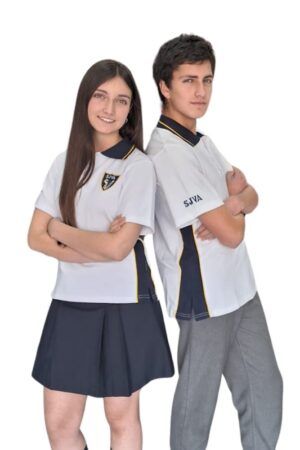 Polera Colegio Saint John's Unisex Clase M/C